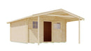 Weka Gartenhaus Blumberg 110, 380x580, Naturbelassen