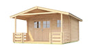 Weka Gartenhaus Blumberg 111, 380x450, Naturbelassen