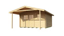 Weka Gartenhaus Blumberg 111, 380x500, Naturbelassen