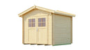 Weka Gartenhaus Blumberg 112, 250x250, Naturbelassen