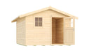 Weka Gartenhaus Blackmount 123, 301x295, Naturbelassen