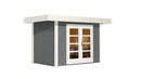 Weka Gartenhaus Marlo 126, 295x241, Carbongrau