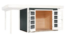 Weka Gartenhaus Marlo 126, 442x241, Carbongrau