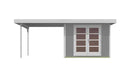 Weka Gartenhaus Marlo 126, 590x241, Carbongrau