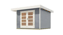 Weka Gartenhaus Marlo 126, 295x301, Carbongrau