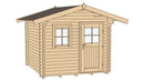 Weka Gartenhaus Blumberg 131, 250x250, Naturbelassen