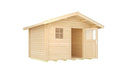Weka Gartenhaus Blumberg 131, 300x300, Naturbelassen