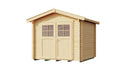 Weka Gartenhaus Blumberg 132, 250x250, Naturbelassen