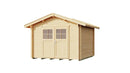 Weka Gartenhaus Blumberg 132, 300x300, Naturbelassen