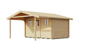 Weka Gartenhaus Blumberg 135, 380x500, Naturbelassen
