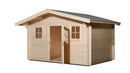 Weka Gartenhaus Blumberg 135, 380x380, Naturbelassen