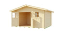 Weka Gartenhaus Blumberg 136, 380x300, Naturbelassen