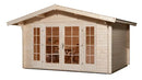 Weka Weekendhaus Bornio 137, 380x300, Naturbelassen