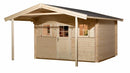 Weka Weekendhaus Blumberg 138, 380x500, Naturbelassen