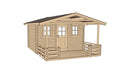 Weka Weekendhaus Blumberg 138, 380x500, Naturbelassen