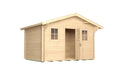 Weka Weekendhaus Blumberg 138, 380x380, Naturbelassen