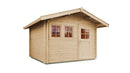 Weka Gartenhaus Blumberg 139, 300x380, Naturbelassen