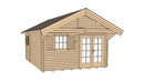 Weka Weekendhaus Teola 155, 430x560, Naturbelassen