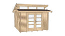 Weka Gartenhaus Sunburry 158, 380x300, Naturbelassen
