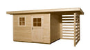 Weka Gartenhaus Blackmount 170, 445x300, Naturbelassen