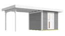 Weka Gartenhaus Kingston 172, 530x241, Carbongrau
