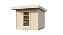 Weka Gartenhaus Kingston wekaLine 172, 235x241, Naturbelassen