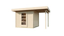 Weka Gartenhaus Kingston wekaLine 172, 385x241, Naturbelassen