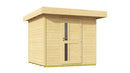 Weka Gartenhaus Softline Kingston 172, 235x301, Naturbelassen