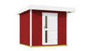 Weka Gartenhaus Softline Kingston 172, 235x301, Schwedenrot