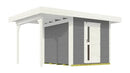 Weka Gartenhaus Softline Kingston 172, 382x301, Carbongrau