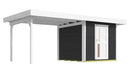 Weka Gartenhaus Softline Kingston 172, 530x301, Anthrazit