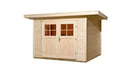 Weka Gartenhaus Blackmount 179, 235x241, Naturbelassen