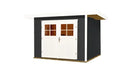 Weka Gartenhaus Blackmount 179, 295x241, Anthrazit