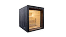 Weka Saunahaus Luua Cube, 210,0x254,5, Schwarz