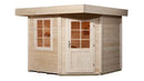 Weka Gartenhaus Winton 213, 238x238, Naturbelassen