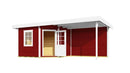 Weka Gartenhaus Winton 213, 541x238, Schwedenrot