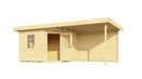 Weka Gartenhaus Winton 213, 601x298, Naturbelassen
