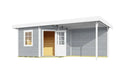 Weka Gartenhaus Winton 213, 593x298, Carbongrau