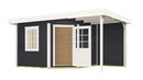 Weka Gartenhaus Winton 213, 445x298, Anthrazit
