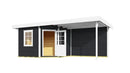 Weka Gartenhaus Winton 213, 298x593, Anthrazit