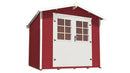 Weka Gartenhaus Barrie wekaLine 218, 301x205, Schwedenrot