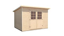 Weka Gartenhaus Barrie wekaLine 219, 295x300, Naturbelassen