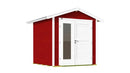 Weka Gartenhaus Blackmount 224, 205x209, Schwedenrot