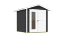 Weka Gartenhaus Blackmount 224, 205x209, Anthrazit