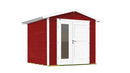 Weka Gartenhaus Blackmount 224, 235x209, Schwedenrot