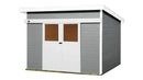 Weka Schiebetürhaus Stockton 225, 295x215, Carbongrau