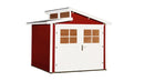 Weka Gartenhaus Blackmount 226, 205x209, Schwedenrot