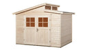 Weka Gartenhaus Blackmount 226, 295x209, Naturbelassen