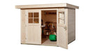 Weka Gartenhaus Blackmount 227, 235x239, Naturbelassen