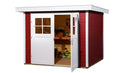 Weka Gartenhaus Blackmount 227, 235x239, Schwedenrot